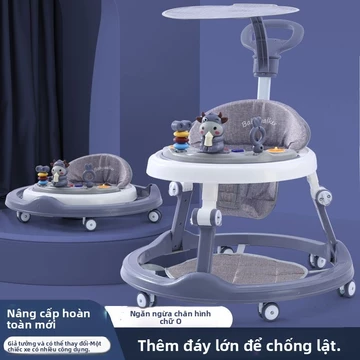Bé Tập Đi Phòng Thủ O Xe tập đi đa năng chống lật cho bé trai và bé gái, xe đẩy hỗ trợ đi bộ cho trẻ em