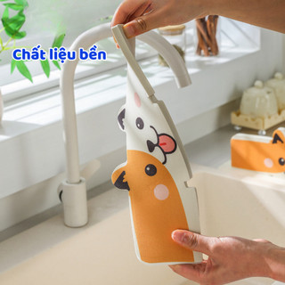 Tấm Chắn Nước Hình Thú  Dùng Cho Bồn Rửa Bát Bàn Bếp Ngăn Bắn Nước Dầu Mỡ Vệ Sinh Sạch Sẽ Best House - CN03