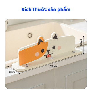 Tấm Chắn Nước Hình Thú  Dùng Cho Bồn Rửa Bát Bàn Bếp Ngăn Bắn Nước Dầu Mỡ Vệ Sinh Sạch Sẽ Best House - CN03