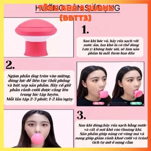 DỤNG CỤ TẬP THỂ DỤC NÂNG CƠ RÃNH CƯỜI XOÁ NỌNG - Bóng Tập Cơ Hàm Hỗ Trợ Nâng Cơ,Dụng Cụ Luyện Cơ Ngăn Ngừa Vết Nhăn