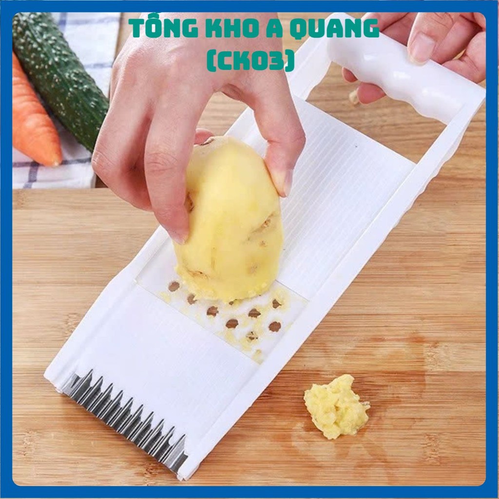 BÀN NÀO RAU CỦ HỖ TRỢ NẠO SỢI RAU CỦ - Set Dao Gọt Bào Vỏ 5in1 Đa Năng,Bộ Dao Gọt Tiện Lợi Trong Nấu Ăn