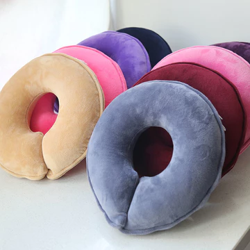 Gối Latex không viền đặc biệt cho giường làm đẹp u Gối tựa đầu, gối massage mặt, gối ngả lưng, gối ngực U