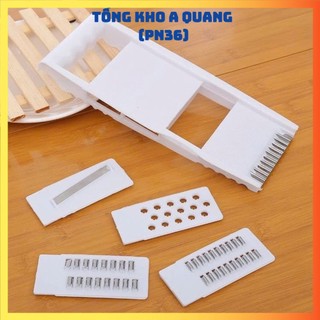 BÀN NẠO SỢI HỖ TRỢ VIỆC NẤU NƯỚNG - Bộ Dao Gọt Bào 5 Lưỡi Tiện Lợi,Bộ Nạo Củ Quả Đa Năng 5 In 1 Cắt Hoa Quả