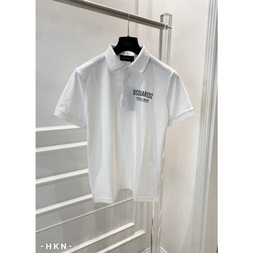 Áo Polo Dsquared2 Chất COTTON ĐẸP, Áo Polo Nam Nữ Họa Tiết Dsq In Trước Sau Siêu Hot Dành Cho Boy Phố New 2025