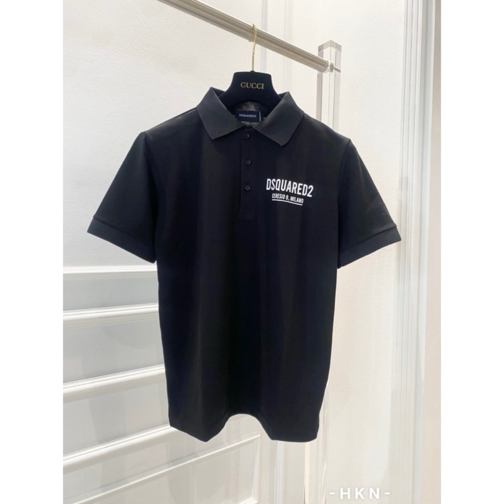 Áo Polo Dsquared2 Chất COTTON ĐẸP, Áo Polo Nam Nữ Họa Tiết Dsq In Trước Sau Siêu Hot Dành Cho Boy Phố New 2025