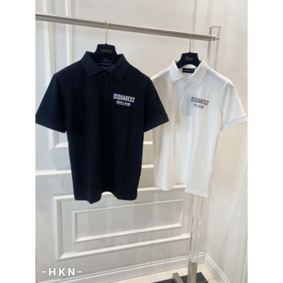 Áo Polo Dsquared2 Chất COTTON ĐẸP, Áo Polo Nam Nữ Họa Tiết Dsq In Trước Sau Siêu Hot Dành Cho Boy Phố New 2025