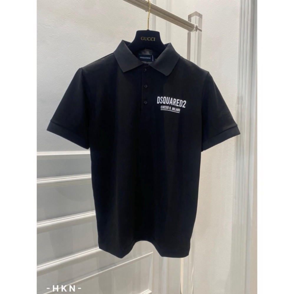 Áo Polo Dsquared2 Chất COTTON ĐẸP, Áo Polo Nam Nữ Họa Tiết Dsq In Trước Sau Siêu Hot Dành Cho Boy Phố New 2025