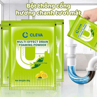 Combo 5 Gói Bột Thông Cống CLEVA Thông Tắc Bồn Cầu Bồn Rửa Bát Chất Tẩy Rửa Đường Ống Mạnh Mẽ Best House - BTC02