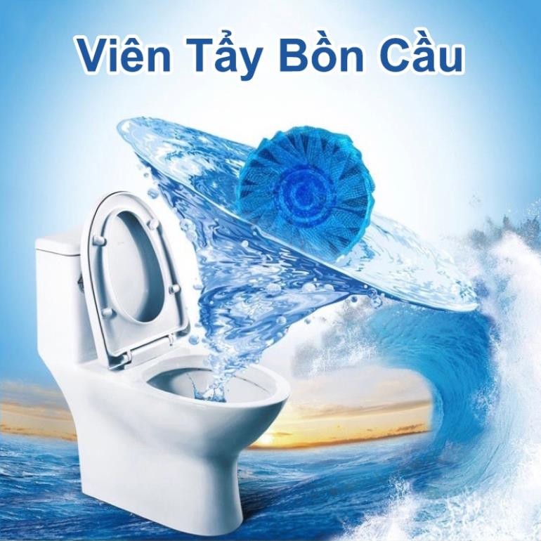 Tẩy Sạch Vệ Sinh Vết Bám Bẩn, Viên Thả Bồn Cầu Diệt Khuẩn , Khư Mùi Hôi
