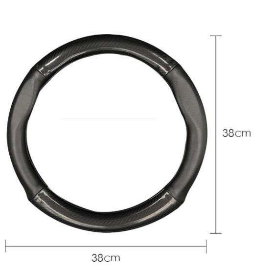 Bọc Vô Lăng Carbon Cho Xe ô tô Suzuki vô lăng dạng tròn size M- 37, 38cm