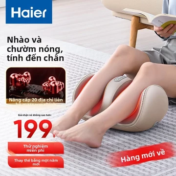 2WNU Máy mát xa chân Haier, máy mát xa chân, máy mát xa đầu gối, đế chân, máy mát xa chân, máy mát xa bắp chân, quà tặng