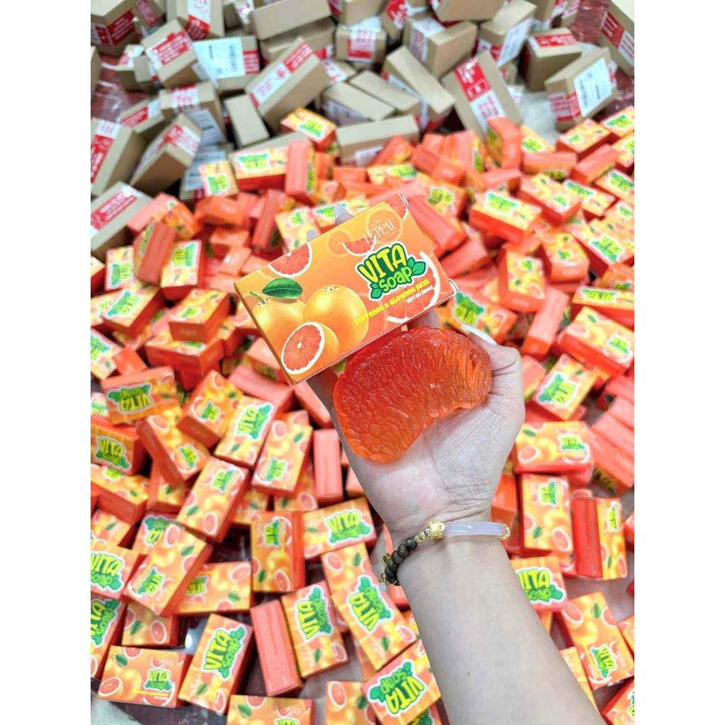 Xà Bông Tắm Trắng Body Bubble Soap LE'PEAU 65gr, Cục Xà Bông Tắm Trắng Thơm, Gói Tắm Da Da - Chính Hãng