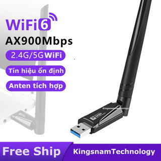 [Hỏa Tốc] USB WiFi + BLUETOOTH 600Mbps 1300Mbps 5G Wifi 6 150M 300Mđầu thu wifi cho pc laptop card mạng wifi bluetooth