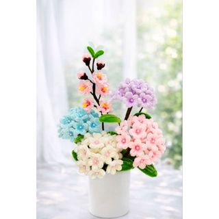 Một Bông hoa Cẩm Tú Cầu kẽm Nhung