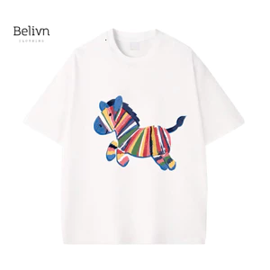 Áo thun regular Unisex cotton NGỰA NGŨ SẮC Tết 2026 có Size (9-95kg) Hot Trend 2026