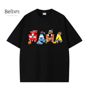 Áo thun regular cotton IN HÌNH XE MAMA (9-95kg) Hot Trend 2026