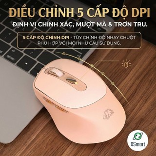 Chuột Không Dây Máy Tính Bluetooth X7 Wireless Pin Sạc Kết Nối 2 Chế Độ Cho Mọi Thiết Bị Máy Tính