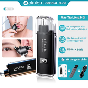 Airuidu NH10 Máy Tỉa Lông Mũi Nhỏ gọn và nhẹ Thời lượng pin 90 ngày Hoạt động độ ồn thấp <50dB