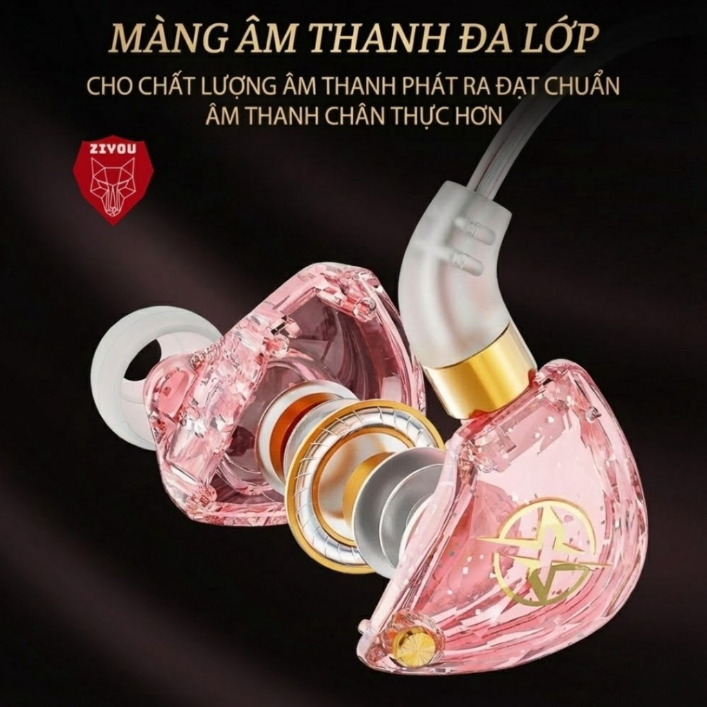 Tai Nghe Nhét Tai X6 Premium, Chống Ồn Cực Tốt, Âm Thanh Super Bass, Tích Hợp Mic Chơi Game