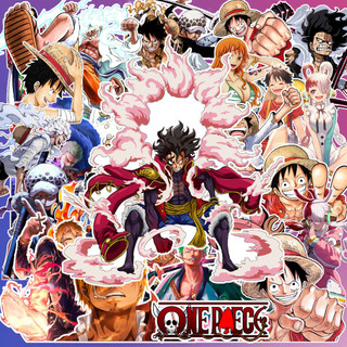 [Set 50 Cái] Sticker anime One Piece, sticker one piece, nhãn dán trang trí điện thoại,laptop