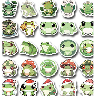 combo 50 Sticker trang trí hình động vật dễ thương