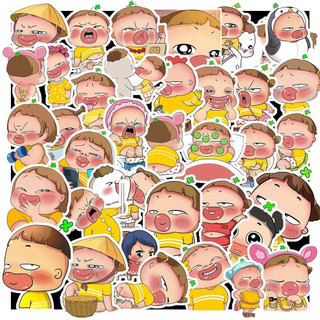 SET 100 cái Sticker Quỳnh Aka Chống Nước | Gì Cũng Hình | Decal Dán Mũ Bảo Hiểm, Laptop, Dán Xe, Vali