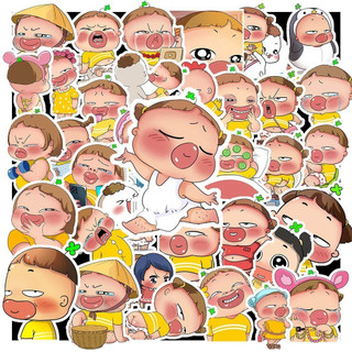 SET 100 cái Sticker Quỳnh Aka Chống Nước | Gì Cũng Hình | Decal Dán Mũ Bảo Hiểm, Laptop, Dán Xe, Vali