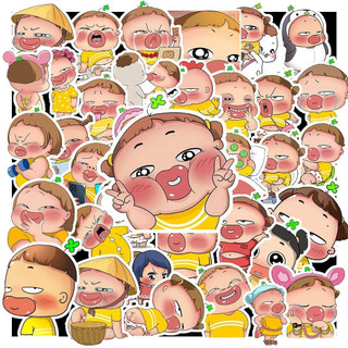 SET 100 cái Sticker Quỳnh Aka Chống Nước | Gì Cũng Hình | Decal Dán Mũ Bảo Hiểm, Laptop, Dán Xe, Vali