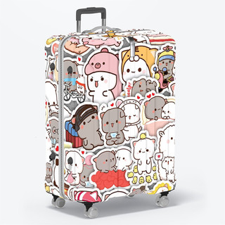 Set 50 cái Sticker Mèo Mochi Mèo Đào chống nước, giá rẻ, decal Mochi dán mũ bảo hiểm, laptop, dán xe, vali