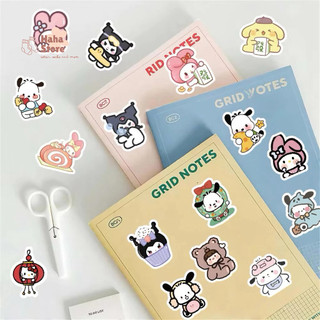 (Sẵn) Set 10-100 sticker hoạt hình cute, Labubu, Capybara Loopy Gấu dâu trang trí mũ bảo hiểm, laptop, bình nước, ốp đt