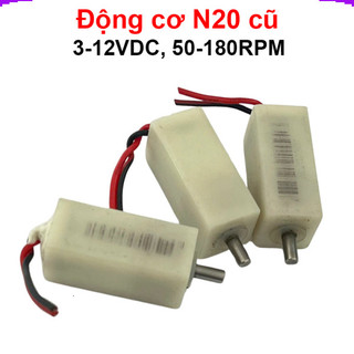 (Hàng cũ) Động cơ giảm tốc N20 điện áp 3-12V , 50-180rpm