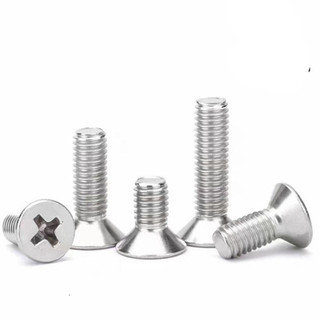 [Giá combo] (50 cái) Ốc vít pake đầu côn, đầu bằng M3 inox 304 dài 6-20mm