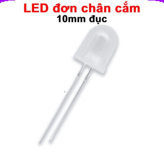 [Giá combo] (20 cái) LED 10mm đục (đỏ/trắng/vàng/xanh lá/xanh dương)