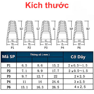 [Giá combo] (50 cái) Cút nối xoắn dây điện SP1 - SP6