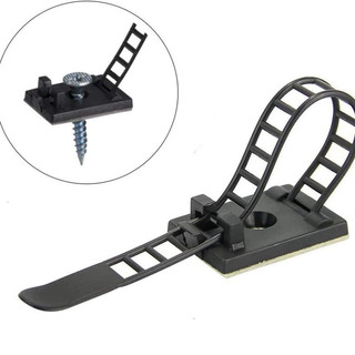 [Giá combo] (20 cái) Kẹp rút giữ dây ACT trắng/đen có keo dán 3M 1600T