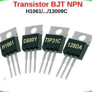 Transistor BJT NPN H1061, D880Y, TIP31, TIP41… chân cắm TO-220