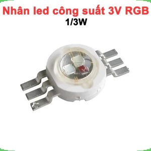 LED COB công suất RGB 3V 1W, 3W Luxeon siêu sáng