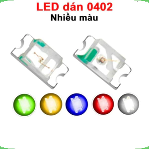 LED dán trong suốt 0402 SMD
