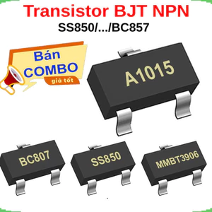 Transistor BJT PNP dán SS850, SS8550, A1015, BC807, MMBT3906