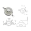 LED COB công suất 3V 1W, 3W, 5W 100-120Lm Luxeon siêu sáng