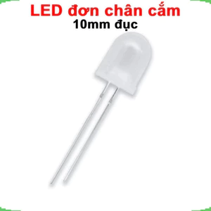 LED 10mm đục (đỏ/trắng/vàng/xanh lá/xanh dương)