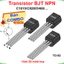 Transistor BJT NPN C1815 / C828 / D468…chân cắm TO-92