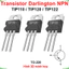 Transistor Darlington NPN TIP110 / TIP120 / TIP122 5A chân cắm TO-220