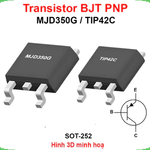 Transistor BJT PNP MJD350G / TIP42C chân dán SOT-252