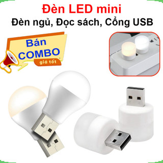 [Giá bán sỉ] Đèn ngủ Led mini cổng USB siêu sáng nhỏ gọn tiện dụng