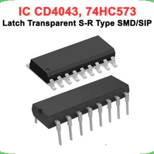 IC Latch Transparent CD4043, 74HC573 chân cắm / chân dán