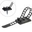 Kẹp rút giữ dây ACT trắng/đen có keo dán 3M 1600T