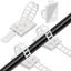 Kẹp rút giữ dây ACT trắng/đen có keo dán 3M 1600T