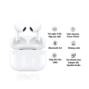 Tai Nghe Bluetooth Không Dây Hổ Vằn Bản 3 Bass Cực Căng, Full Tính Năng Pin 8 Tiếng