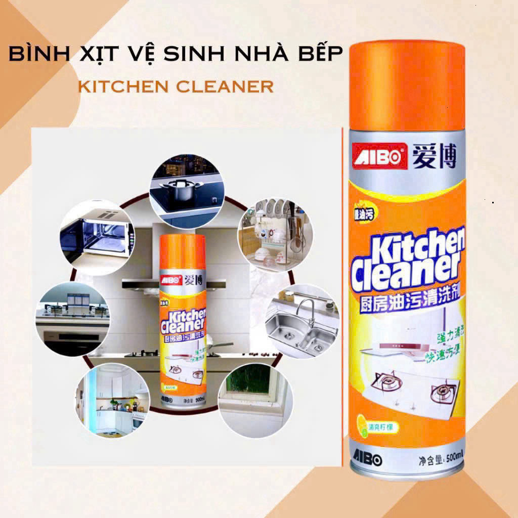 [Hỏa Tốc HCM] Bình Xịt Làm Sạch Nhà Bếp 500ml - Sản Phẩm Chất Lượng Tốt